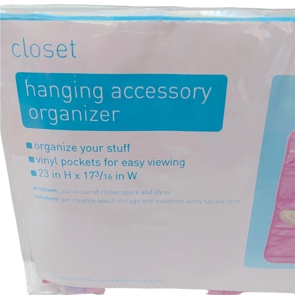 Target Hanging Accessories Organizer Pink - Picture 4 of 5